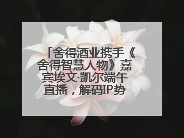 舍得酒业携手《舍得智慧人物》嘉宾埃文·凯尔端午直播，解码IP势能转化市场销量的有效路径