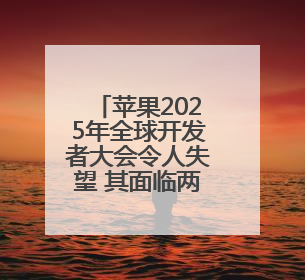 苹果2025年全球开发者大会令人失望 其面临两大挑战：AI和特朗普