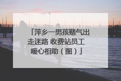 萍乡一男孩赌气出走迷路 收费站员工暖心相助（图）