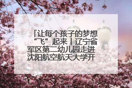 让每个孩子的梦想“飞”起来丨辽宁省军区第二幼儿园走进沈阳航空航天大学开展爱国主义教育