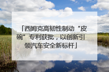 西姆克高韧性制动“皮碗”专利获批，以创新引领汽车安全新标杆