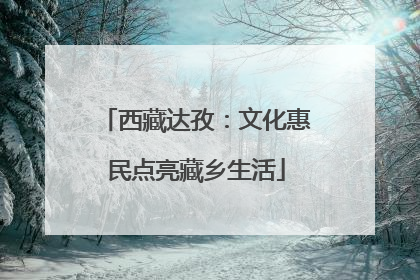 西藏达孜：文化惠民点亮藏乡生活
