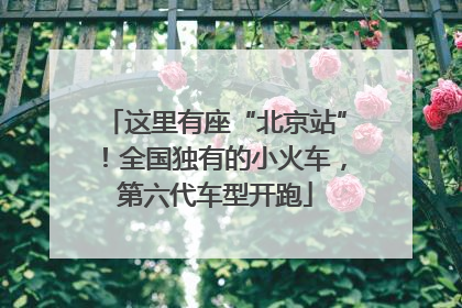 这里有座“北京站”！全国独有的小火车，第六代车型开跑