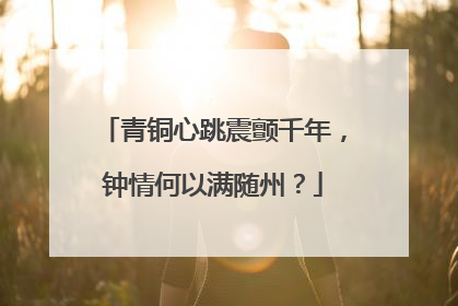 青铜心跳震颤千年，钟情何以满随州？