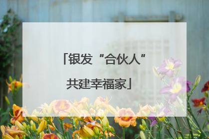 银发“合伙人” 共建幸福家