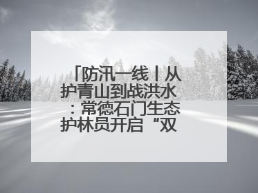防汛一线丨从护青山到战洪水：常德石门生态护林员开启“双重守护”模式