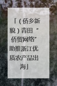 （侨乡新貌）青田“侨贸网络”助推浙江优质农产品出海
