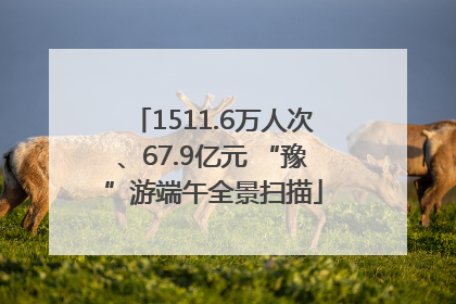 1511.6万人次、67.9亿元 “豫”游端午全景扫描