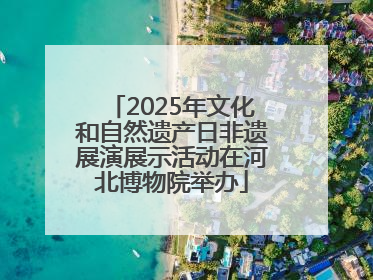 2025年文化和自然遗产日非遗展演展示活动在河北博物院举办