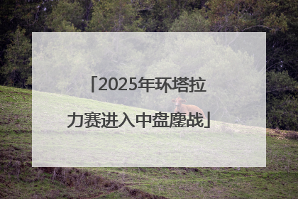 2025年环塔拉力赛进入中盘鏖战