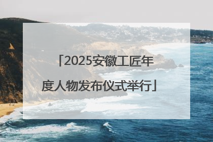 2025安徽工匠年度人物发布仪式举行