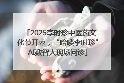 2025李时珍中医药文化节开幕，“哈喽李时珍”AI数智人现场问诊
