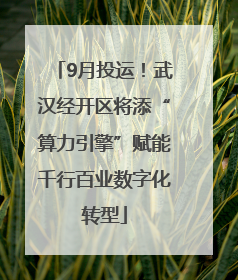 9月投运！武汉经开区将添“算力引擎”赋能千行百业数字化转型